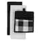 Black Buffalo Check Potholder & Dishtowel Kitchen Set